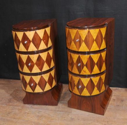 Funky Bedside Cabinets on Hexagonal Inlay Bedside Cabinets Chests Nightstands