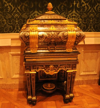 Antique Boulle Coffer at The Getty Museum