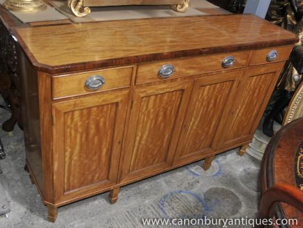 Regency Sideboard Dresser Server Satinwood Furniture 
