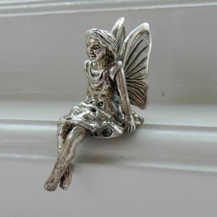 Sterling Silver Fairy Window Ledge Charm